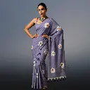 Hand-painted-khadi-cotton-blue-saree-1.webp