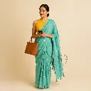 Mul Cotton-Heart embridry-blue-Saree-3.webp