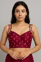 Dark-Pink-handwork-sleeveless-blouse-1.webp