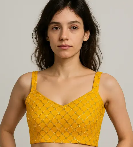 [SSVBSL24] Kesar Silk Blouse